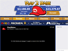 Tablet Screenshot of play2raise.net